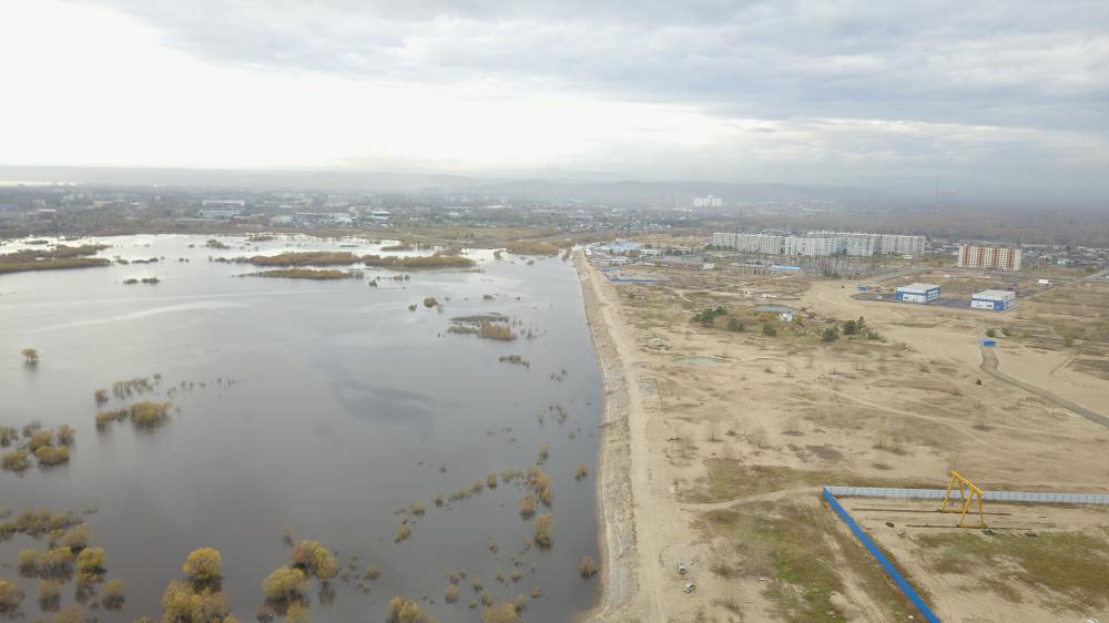 АО «УЭСК» приступило к выполнению работы по строительству инженерной защиты территории г. Комсомольске-на-Амуре